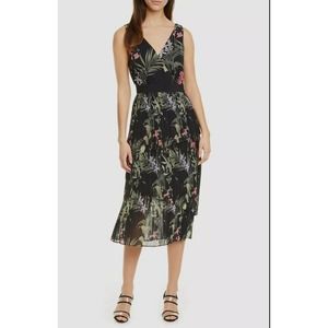 Ted Baker Malinae Highland Pleat Dress TED Size 2 (US 4-6)